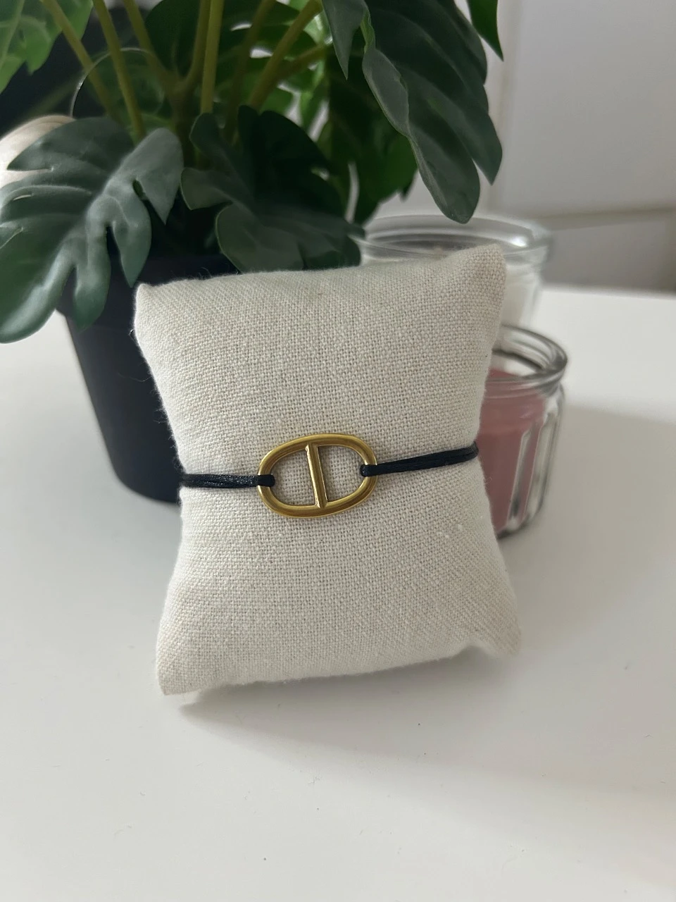 bracelet cordon breloque